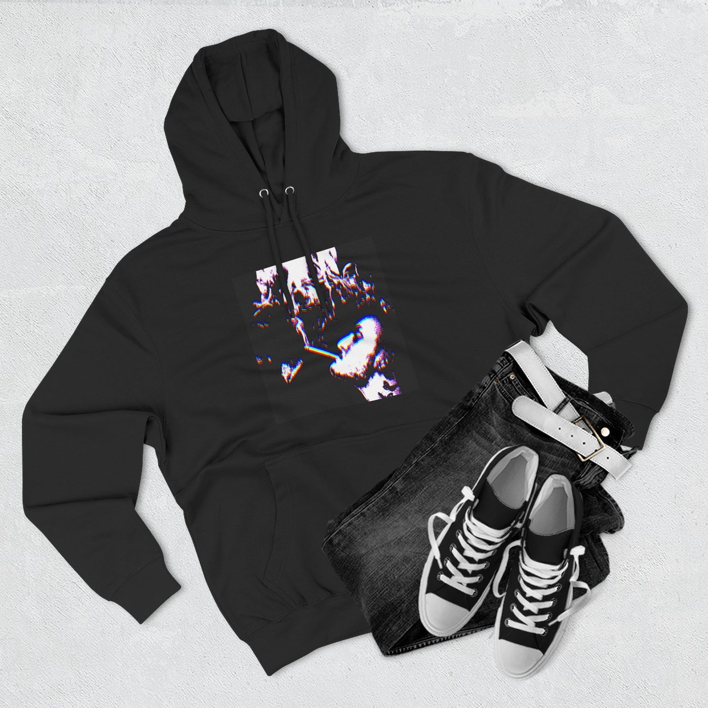 DITHERED HEARTS ORIGINAL HOODIE
